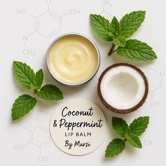 DIY Coconut & Peppermint Lip Balm